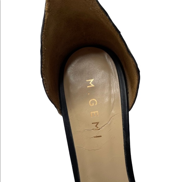 M. Gemi | Leather Ankle Strap Platform Sandal - Picture 4 of 9